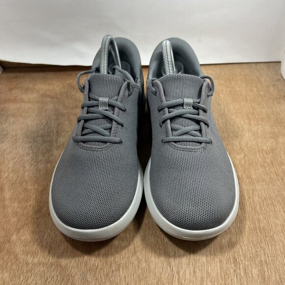Kizik Lima Men Size 8 Grey Hands Free Slip On Sneaker Shoes